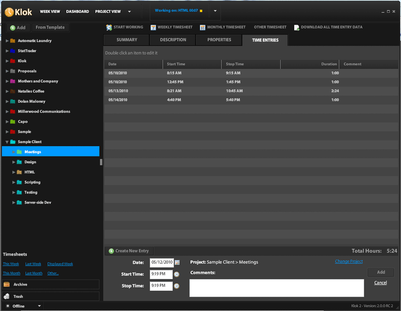 klok free time tracking and klok pro time tracking features